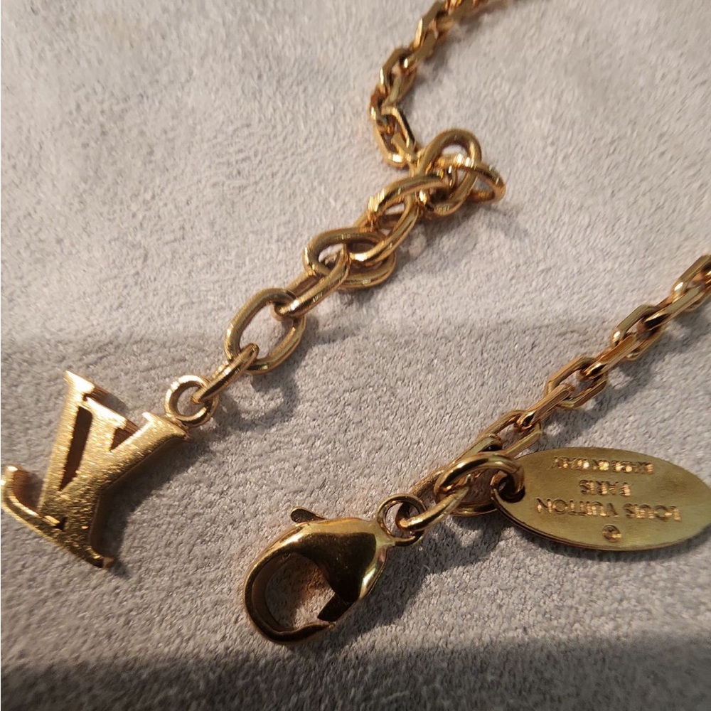 LOUIS VUITTON BRACELET GOLD & PURPLE - Picture 13 of 13